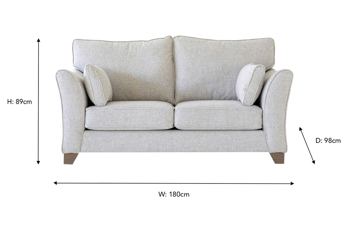 Shannon 2 Seater Sofa | Fabric | Colour Options
