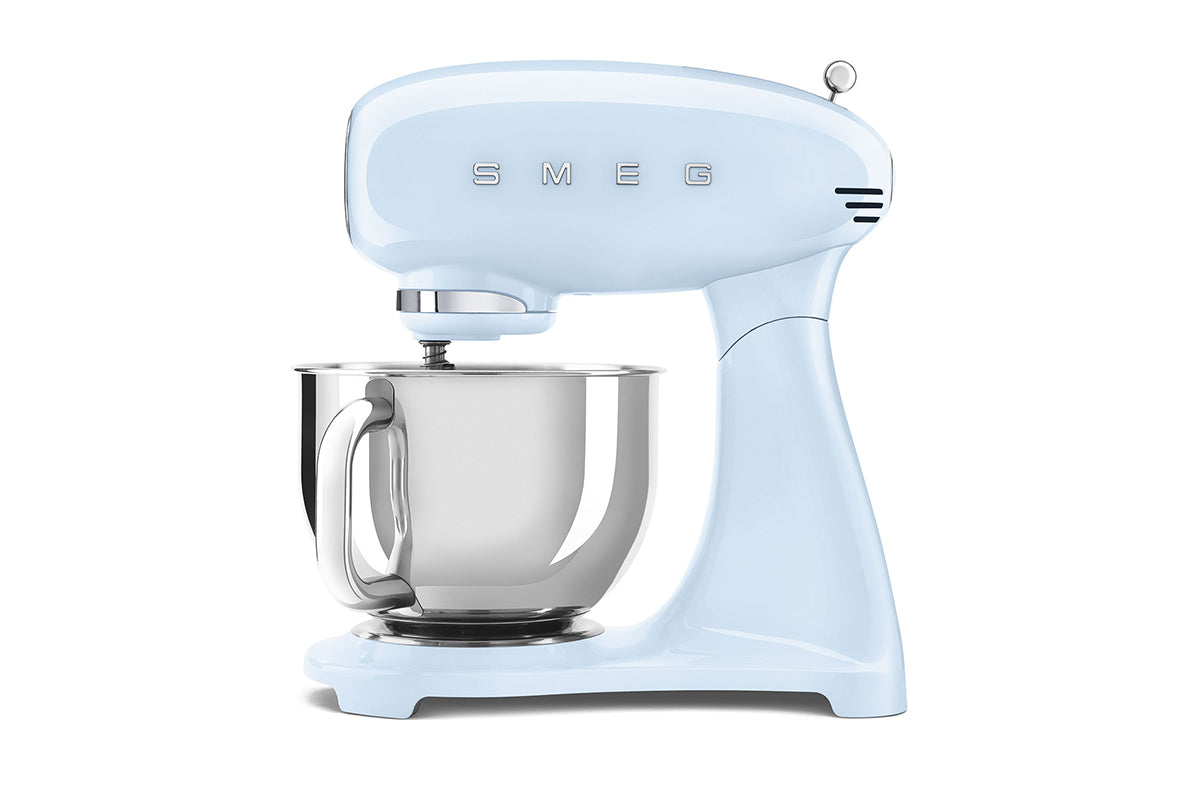 Smeg 50's Style 4.8 L Stand Mixer, Blue | SMF05PBUK