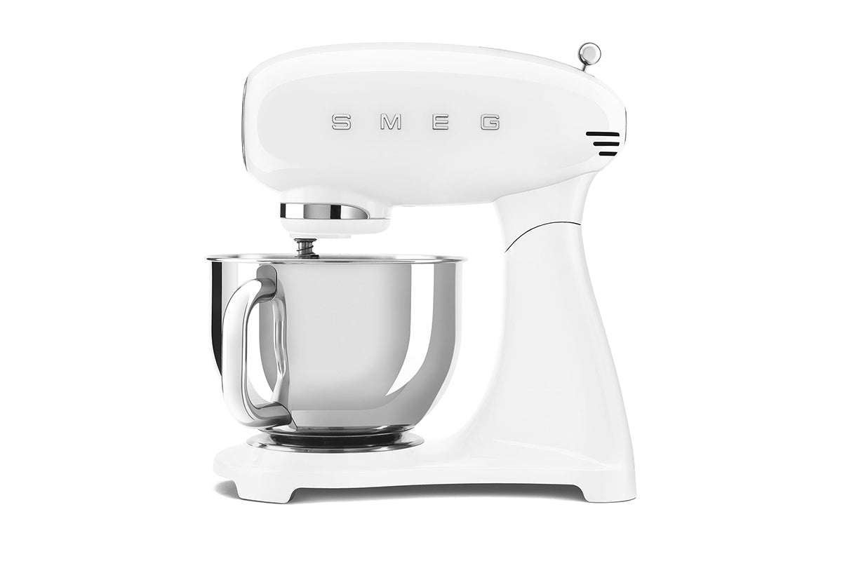 Smeg 50's Style 4.8 L Stand Mixer, White | SMF05WHUK