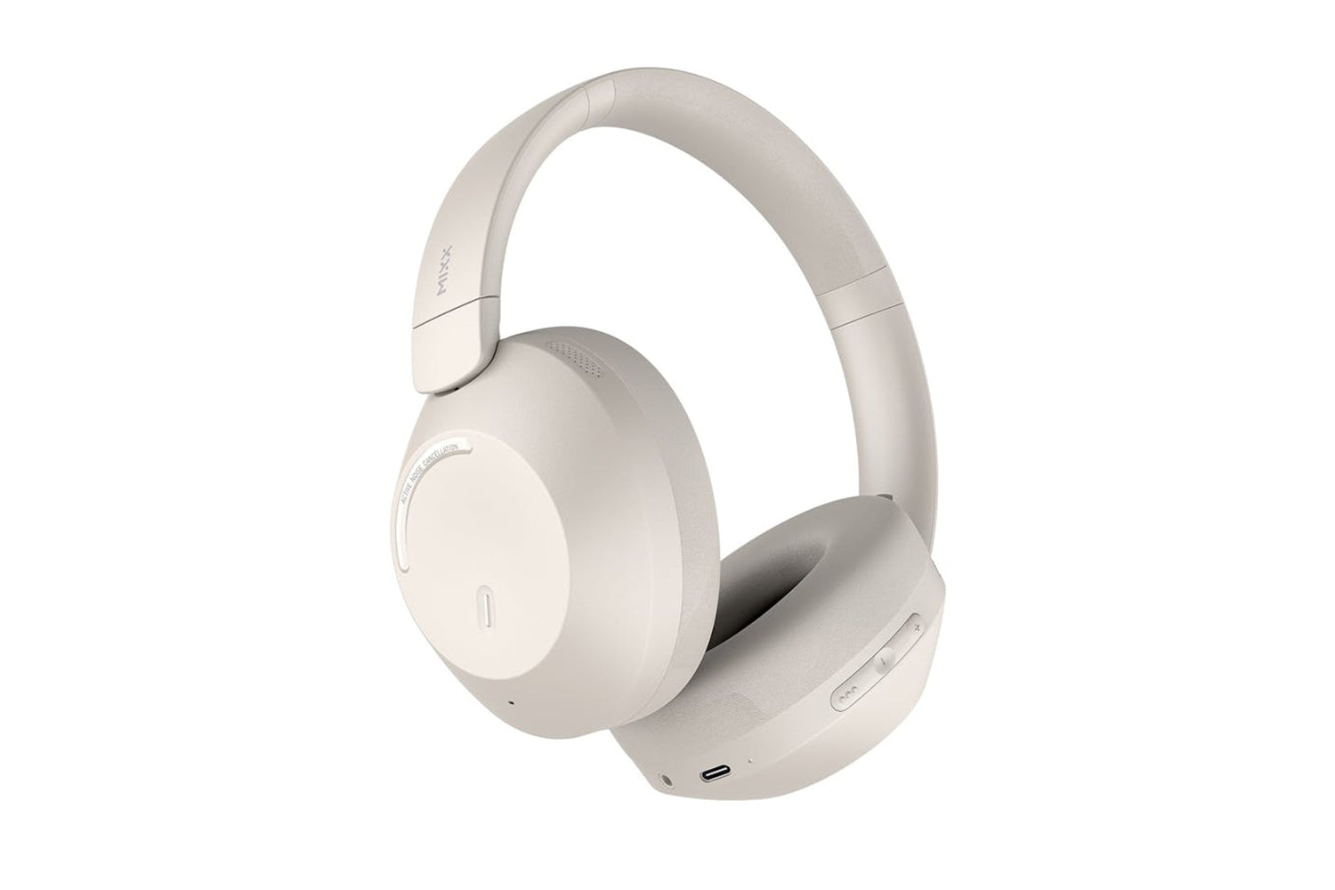 Mixx Streamq C4 Noise Cancelling Over Ear Wireless Headphones | Sand