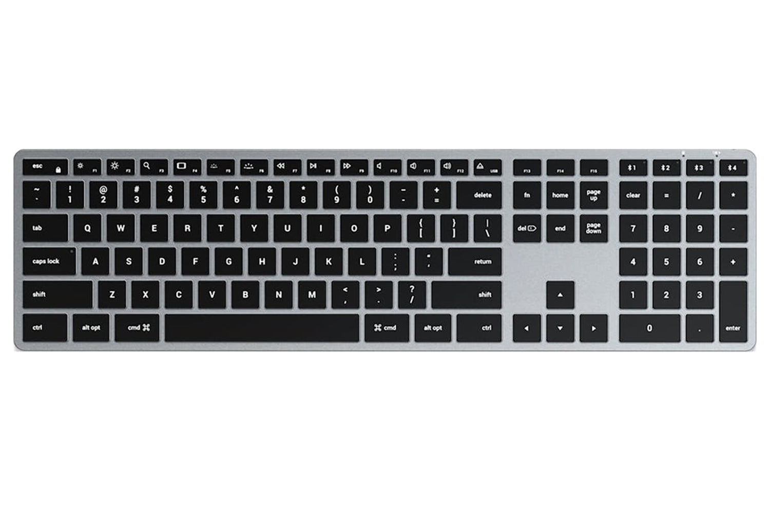 Satechi スリム ワイヤレス Bluetooth テンキー18キー