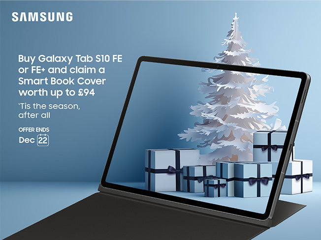 Buy a Galaxy Tab S10 FE or FE+ and claim a Smart Book Cover worth up to £94