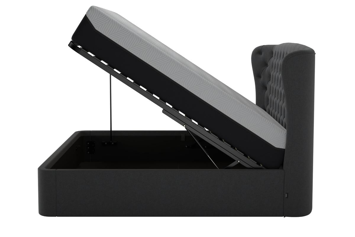 Tempur | Holcot Ottoman Bed Frame | Super King | 6ft | Slate
