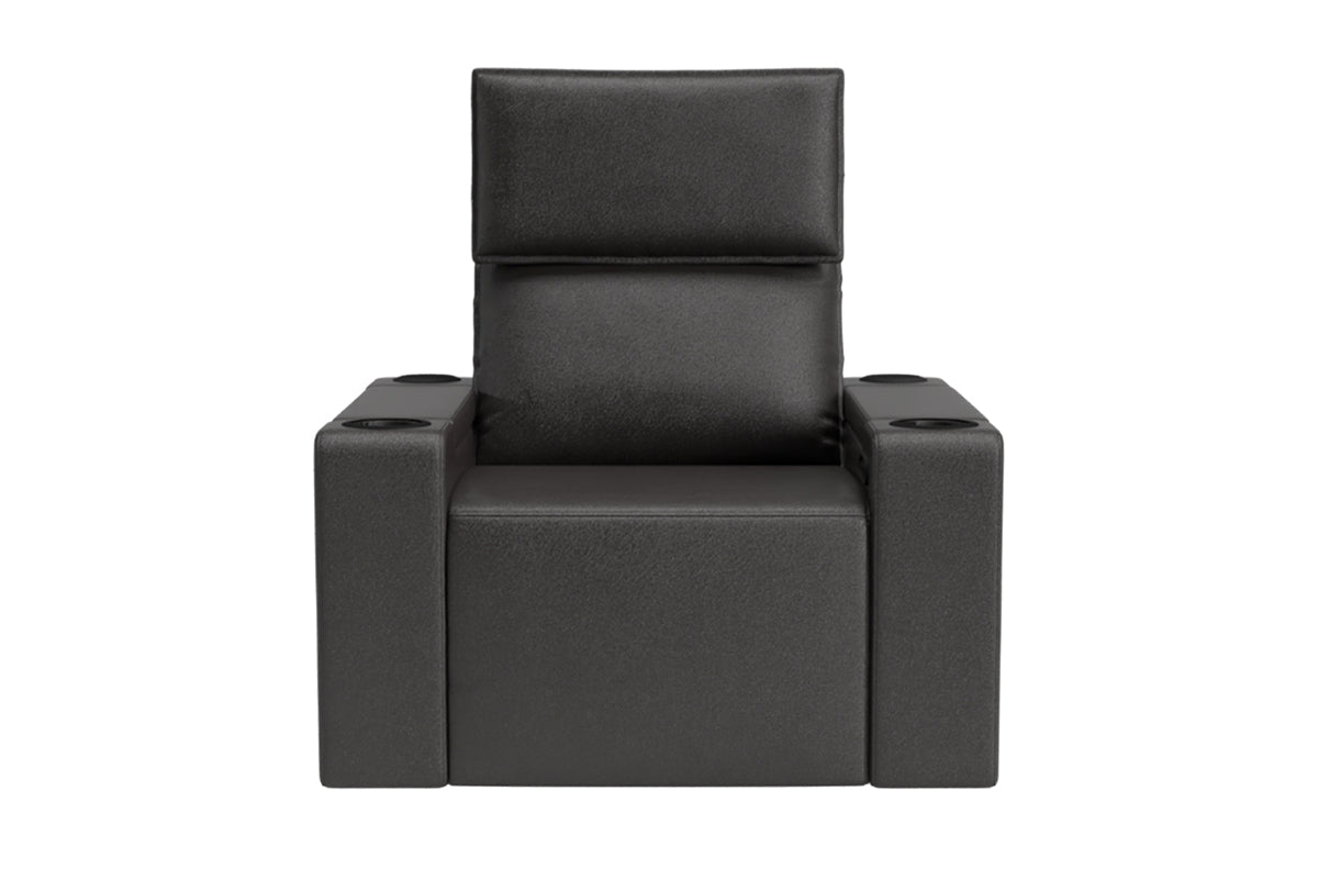 Stella Home Cinema Armchair | Power Recliner | Fabric | Gunmetal