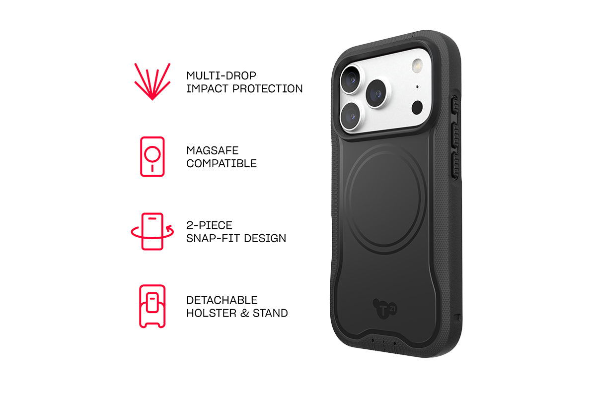 Tech21 EvoGuard MagSafe iPhone 18 Pro Phone Case | Black-6