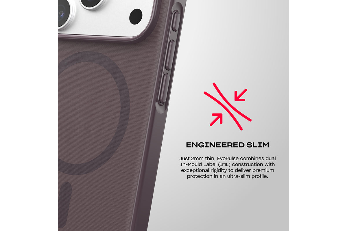 Tech21 EvoPulse Fauxven MagSafe iPhone 18 Pro Phone Case | Cherry-5