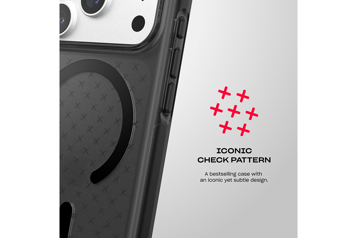 Tech21 EvoCheck MagSafe iPhone 18 Pro Phone Case | Smokey/Black-5