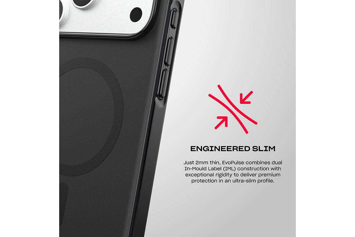 Tech21 EvoPulse Fauxven iPhone 18 Pro Max Phone Case | Black-5
