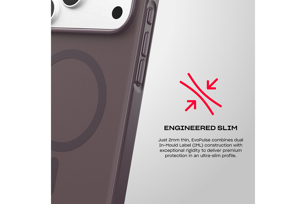 Tech21 EvoPulse Fauxven iPhone 18 Pro Max Phone Case | Cherry-5