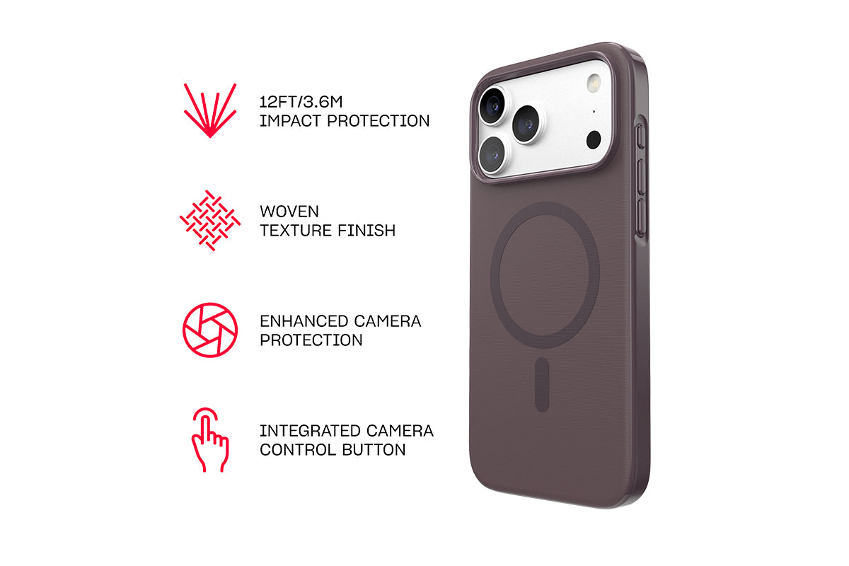 Tech21 EvoPulse Fauxven iPhone 18 Pro Max Phone Case | Cherry-6