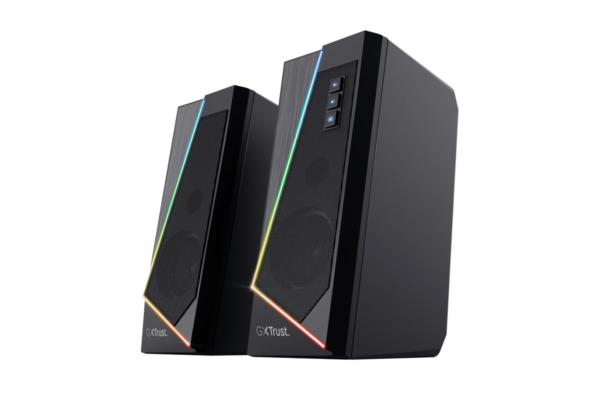 Trust Gaming GXT 609 Zoxa RGB Illuminated Speaker Set | Black