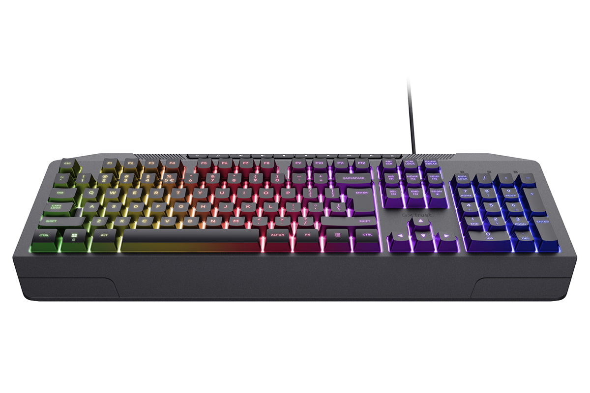 Trust GXT 836 Evocx Illuminated Gaming UK Keyboard | Black
