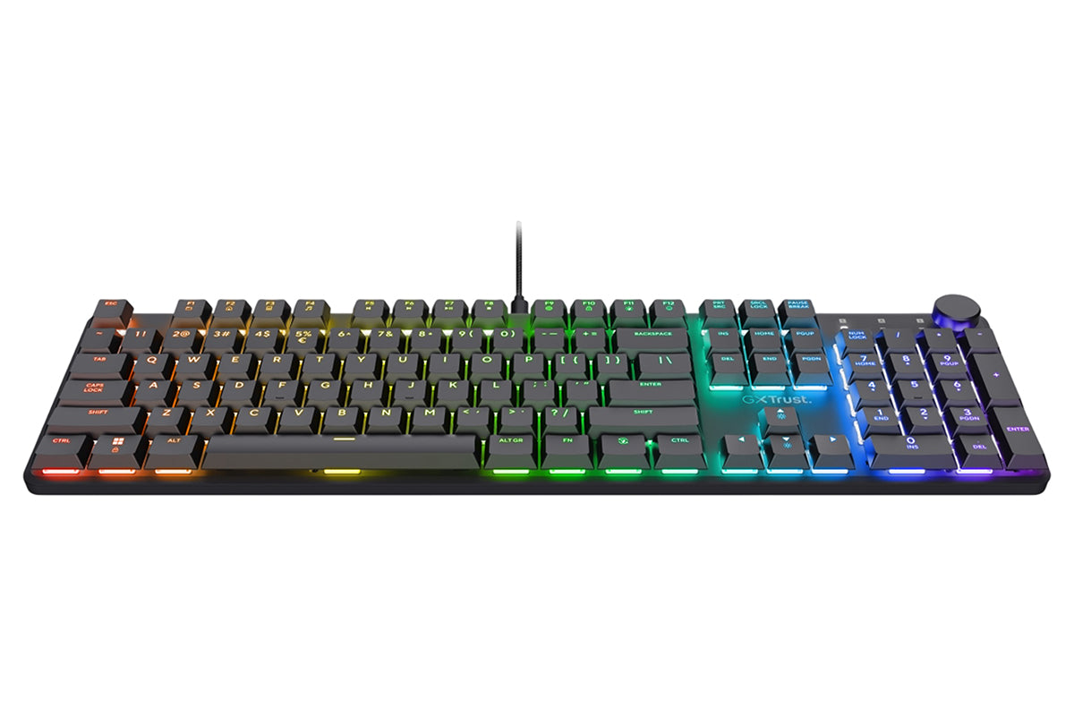Trust GXT 866 Torix Premium Mechanical Gaming UK Keyboard | Black