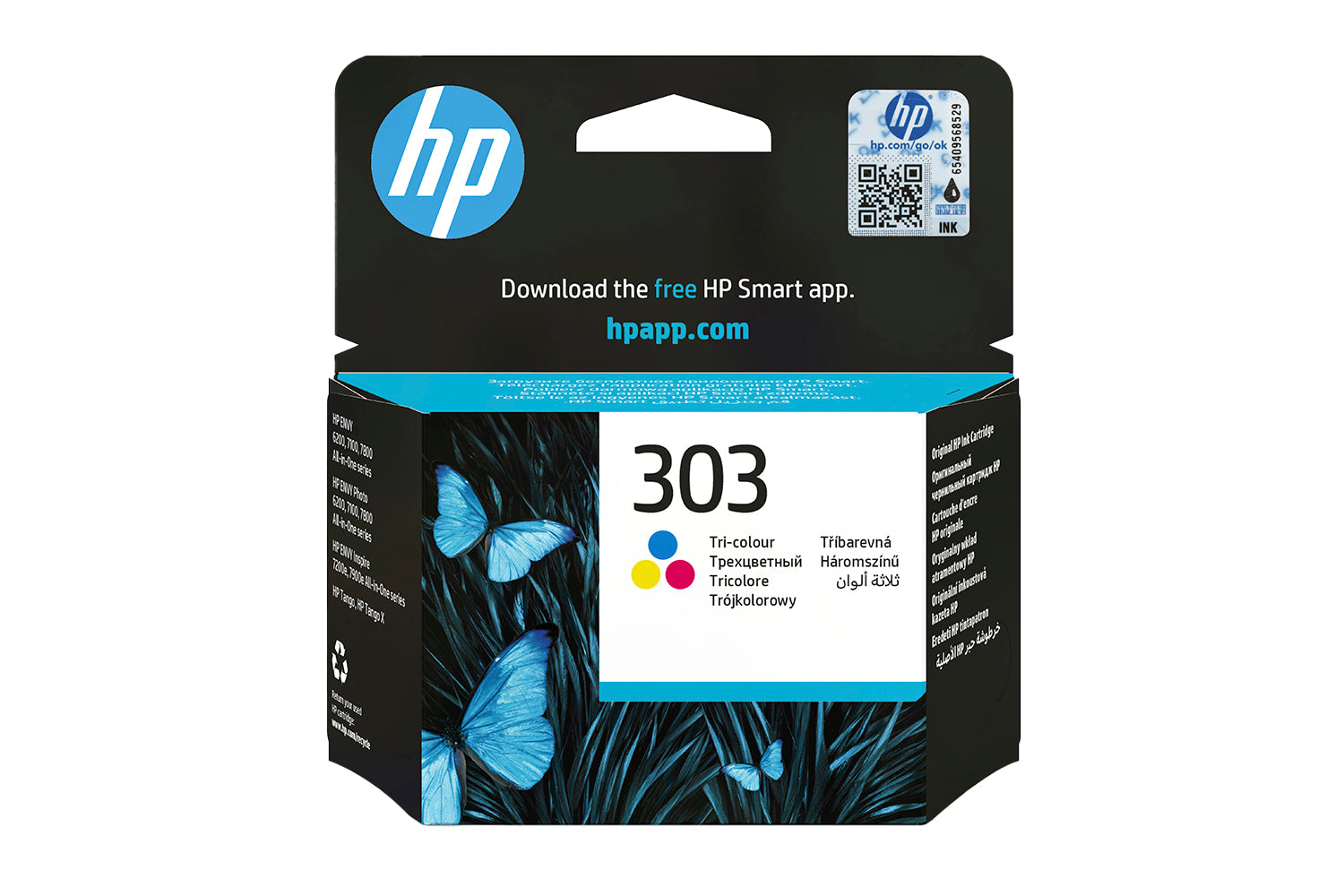 HP 303 Original Ink Cartridge | Tri-Colour