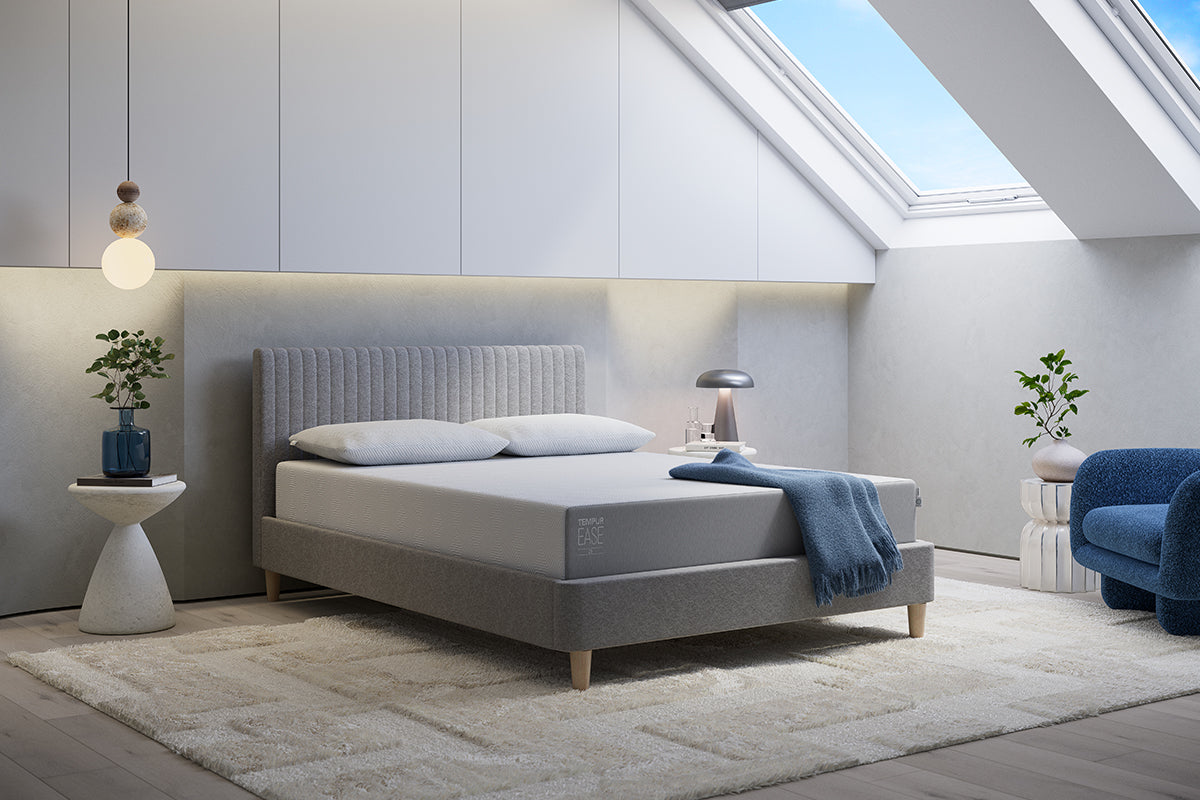 Tempur | Harlington Bed Frame | Super King | 6ft | Grey