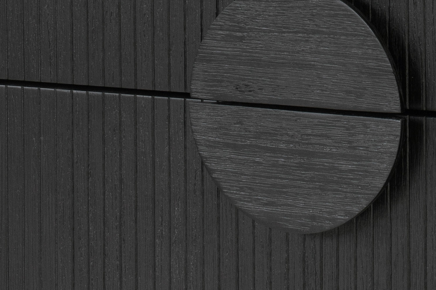 Teca Square Bedside Locker | 2 Drawer | Matt Black