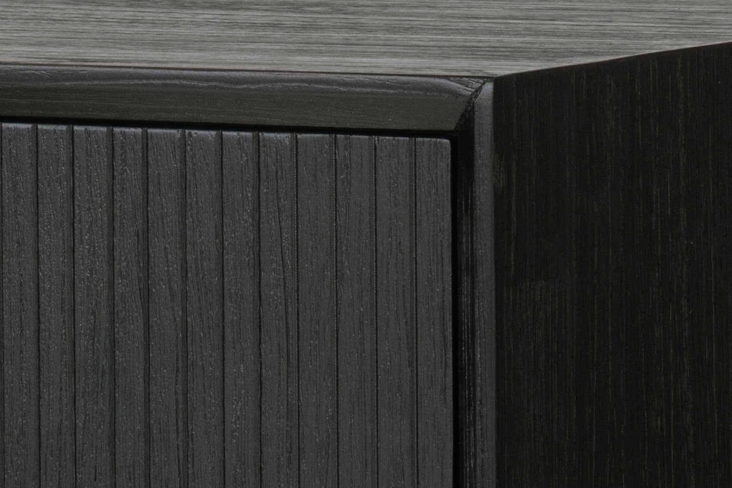 Teca Square Bedside Locker | 2 Drawer | Matt Black