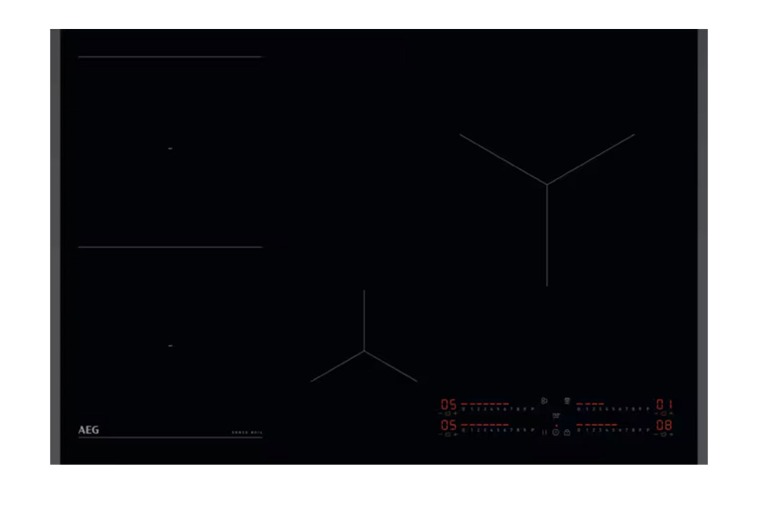 AEG 7000 SenseBoil 80cm Built-in Induction Hob | TI84IB10FB