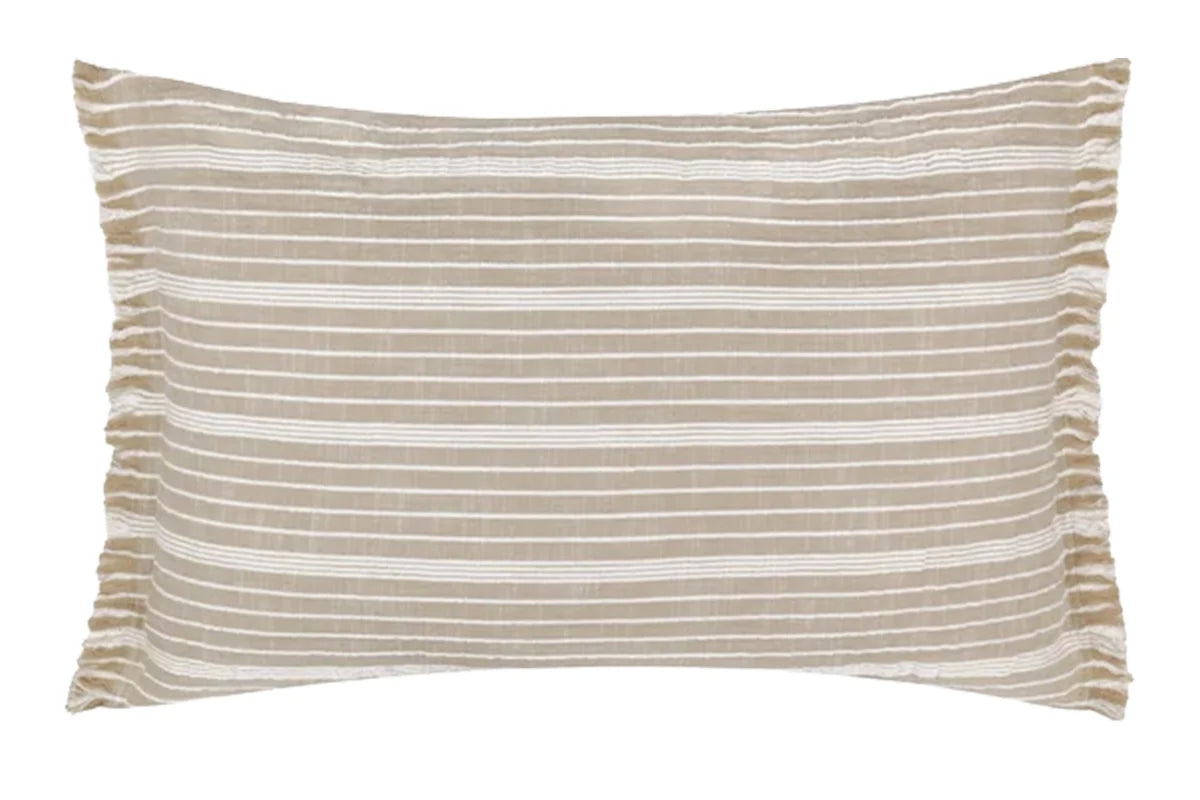 Yard | Tide Polyester Cushion | Natural | 40 x 60 cm