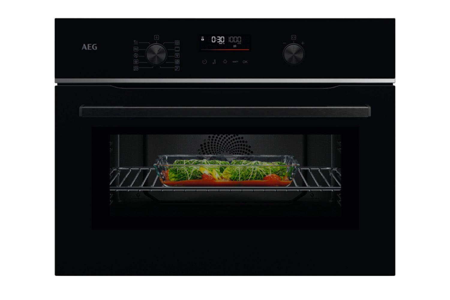 AEG 6000 Series CombiQuick Microwave and Built-in Oven | TK6NK501B