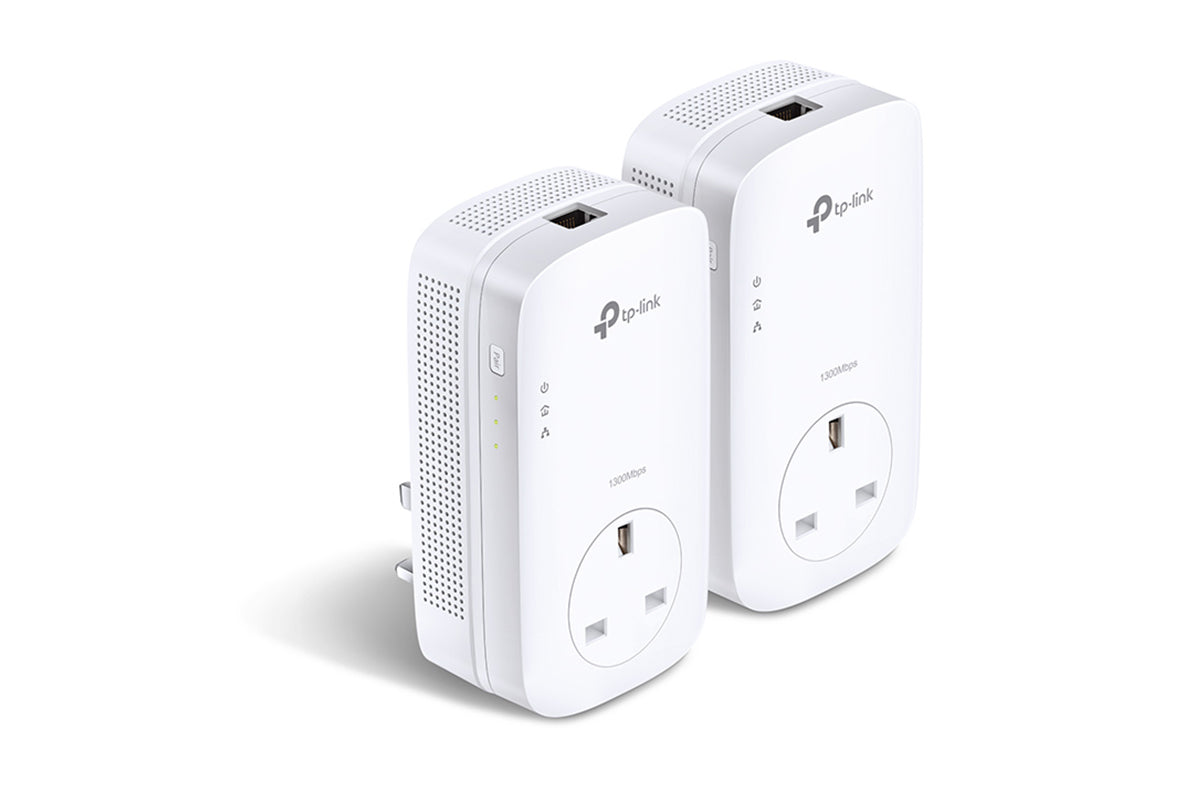 TP-Link AV1300 Gigabit Passthrough Powerline Starter Kit
