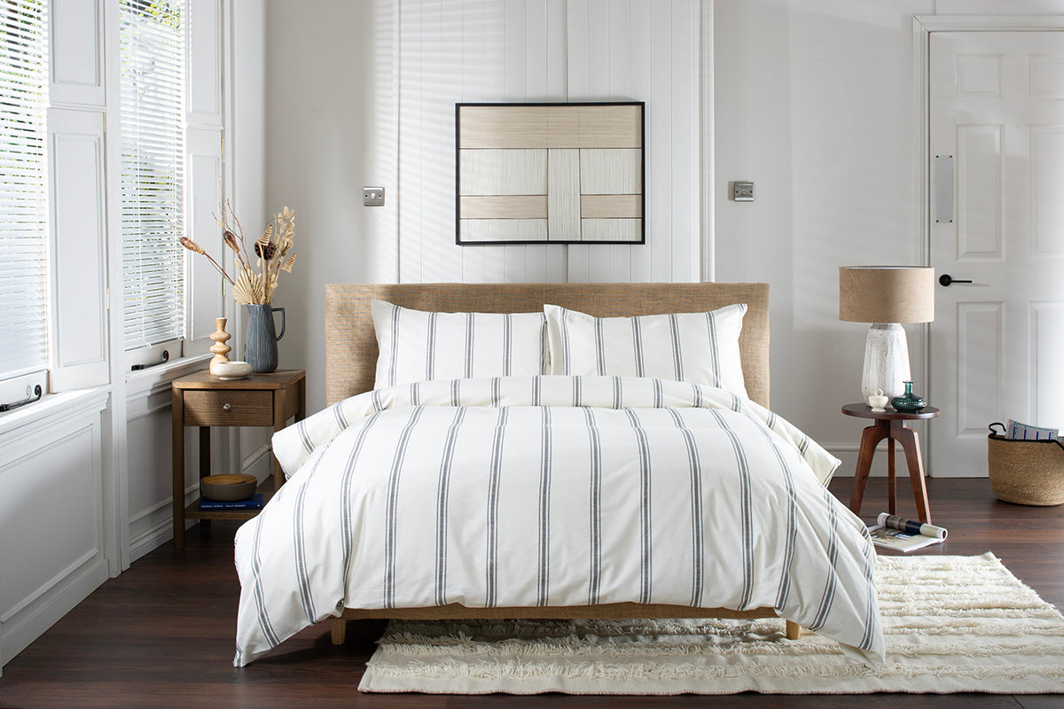 Lyndon | Toulouse Duvet Cover Set | Charcoal | Double