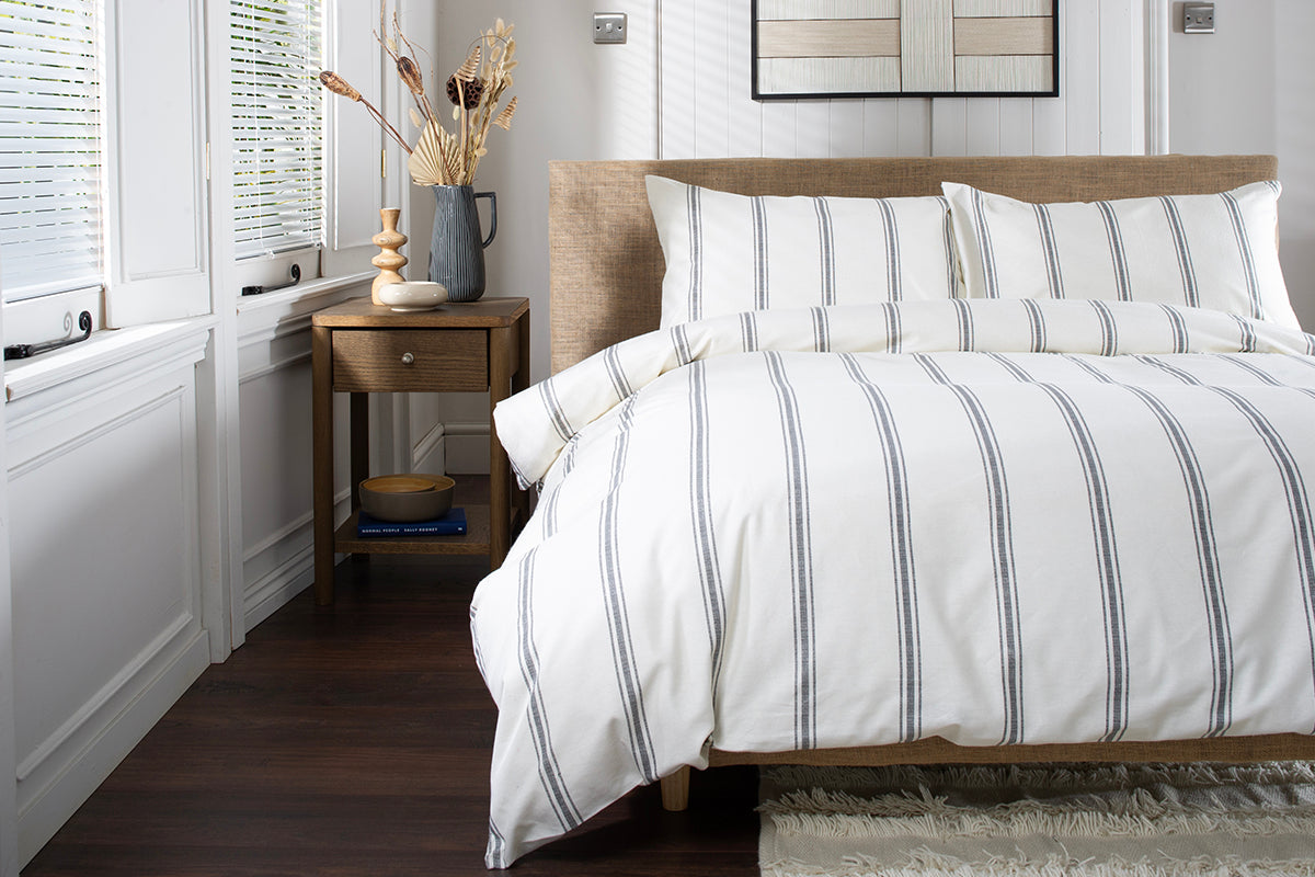 Lyndon | Toulouse Duvet Cover Set | Charcoal | Double-2