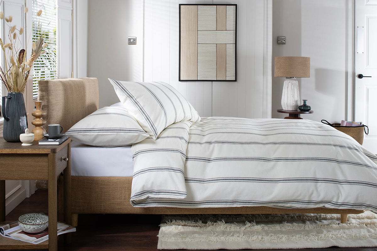Lyndon | Toulouse Duvet Cover Set | Charcoal | Double-4