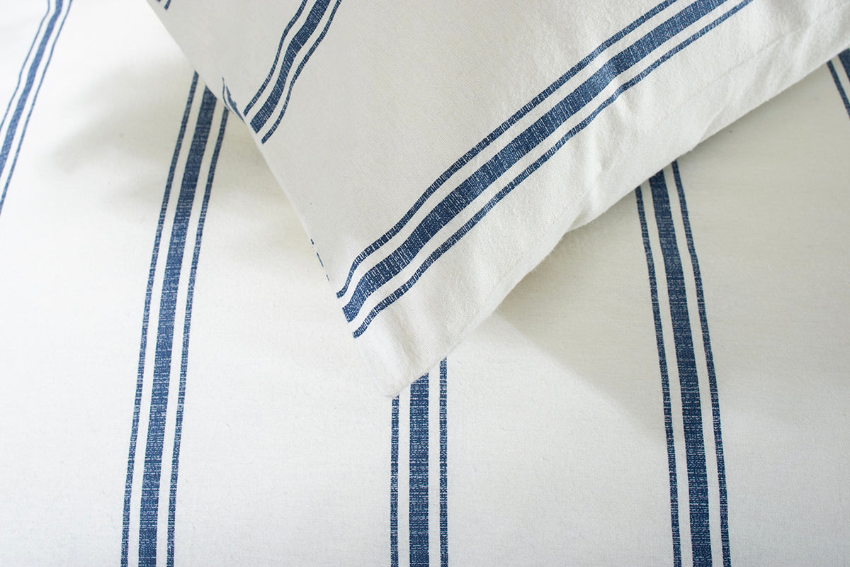 Lyndon | Toulouse Duvet Cover Set | Navy | Double-5