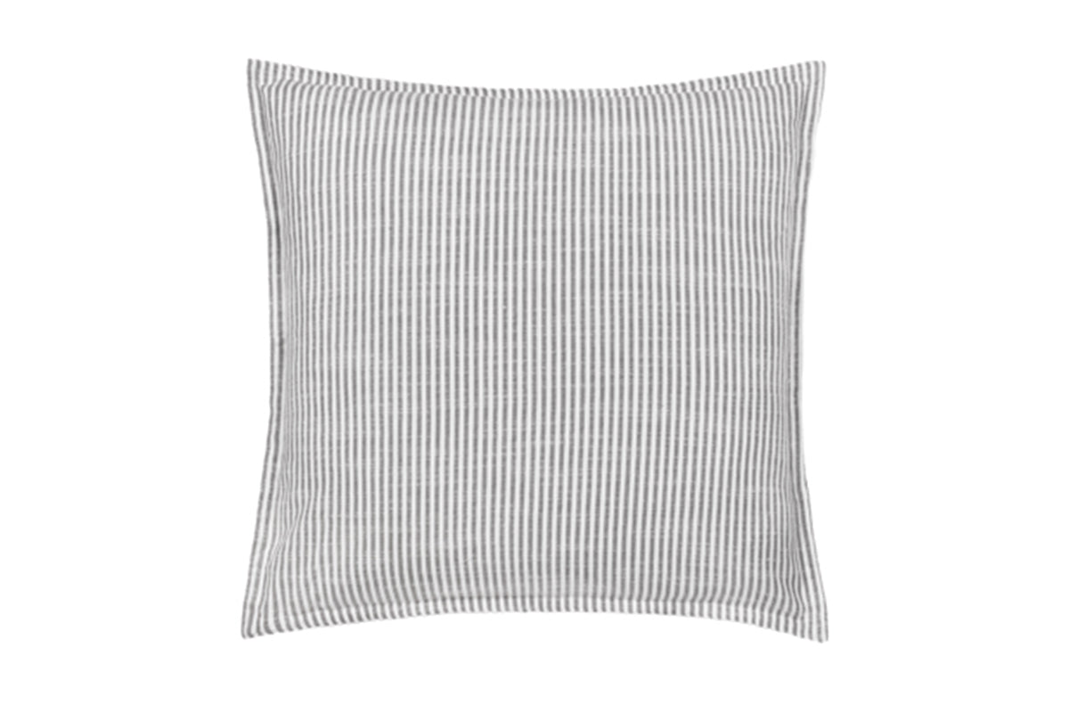 Yard | Truro Stripe Cushion | Grey |  45 x 45 cm