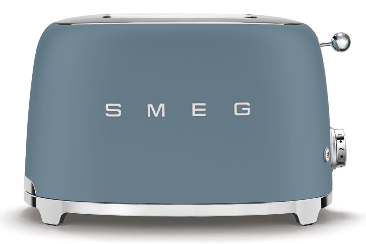 Smeg 50's Style 2 Slice Toaster | TSF01SBMUK | Matte Storm Blue