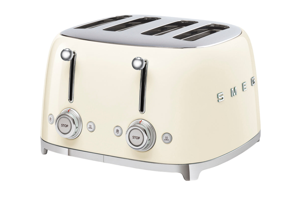 Smeg 50's Style 4 Slice Toaster | TSF03CRUK | Cream