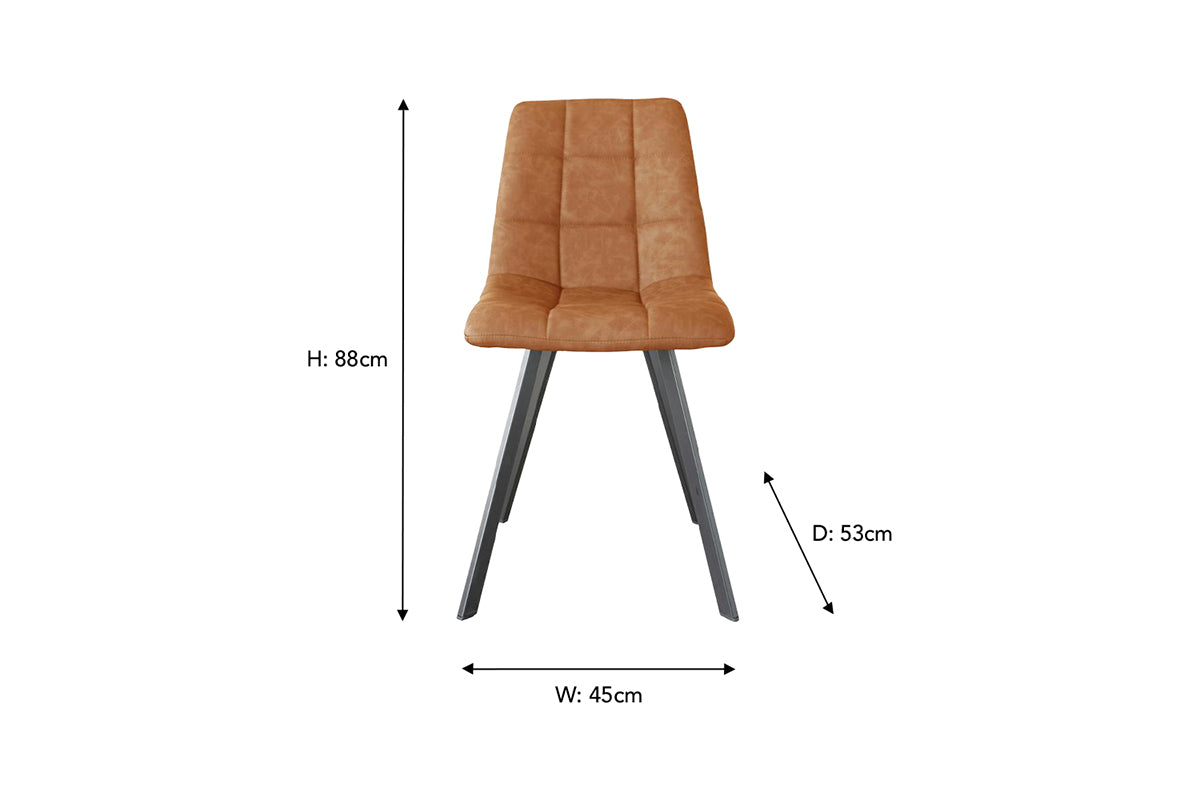 Freddie Dining Chair | Brown