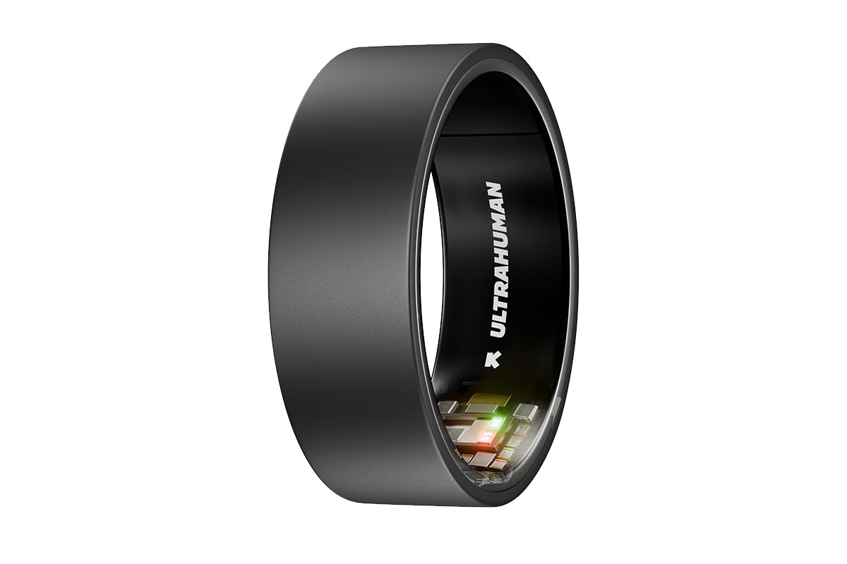 ULTRAHUMAN Ring AIR – Sleep and Fitness Tracker | Size 8 | Matte Grey