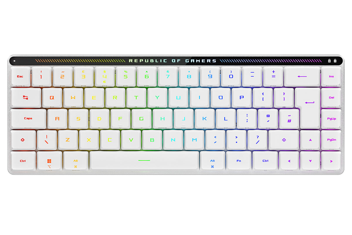 ASUS ROG Falchion RX Low Profile Wireless Gaming Keyboard | White
