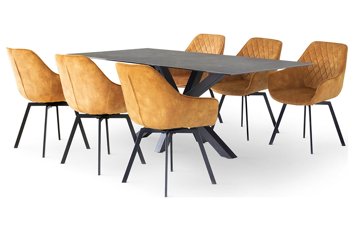 Dion Dining Chair | Velvet | Colour Options