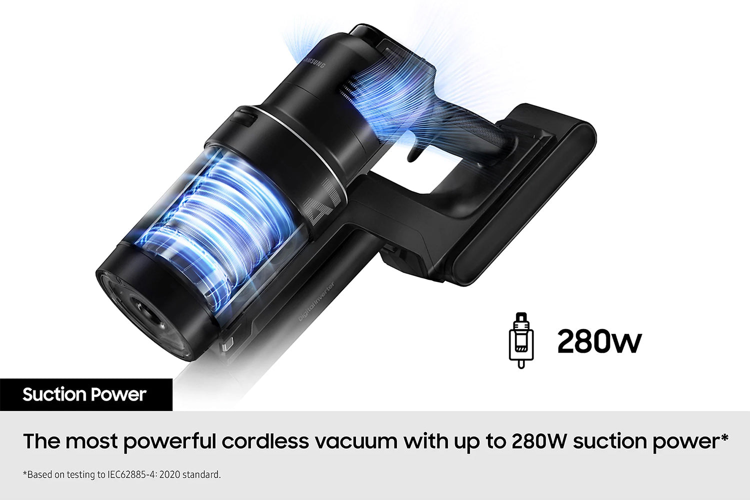 Samsung Max 280W Bespoke AI Jet Lite Cordless Vacuum Cleaner | VS80F28DLP/EU