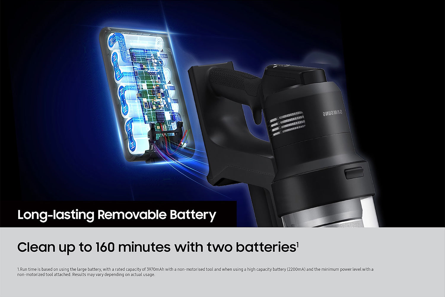 Samsung Jet Ultra with AI Cordless Stick Vacuum Cleaner | VS90F40DEK/EU | Black