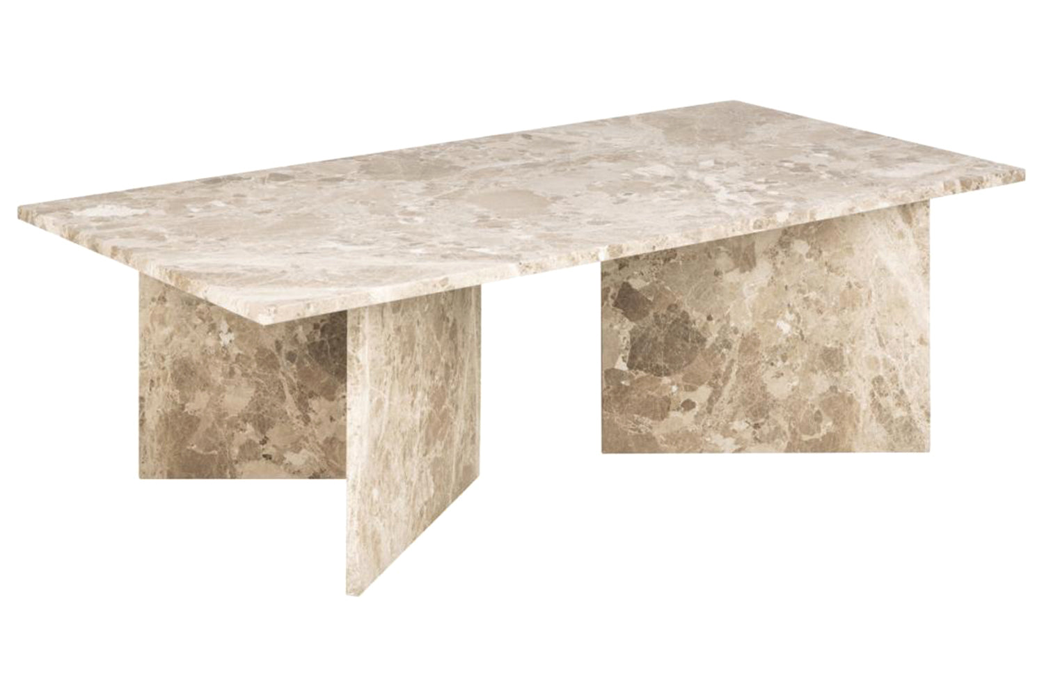 Vega Coffee Table | Latte | Marble | Rectangular