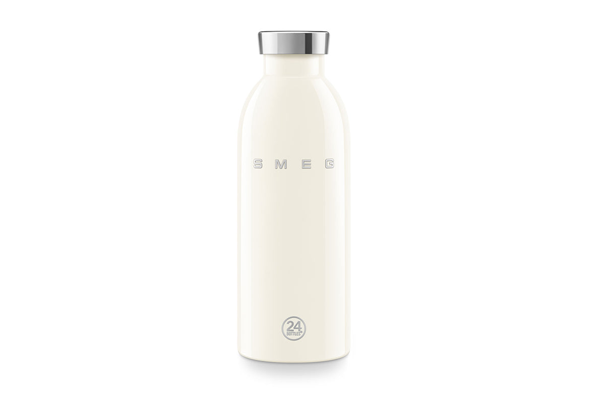Smeg 50's Style Aesthetic 0.5L Clima Water Bottle | WBF01CR | Cream