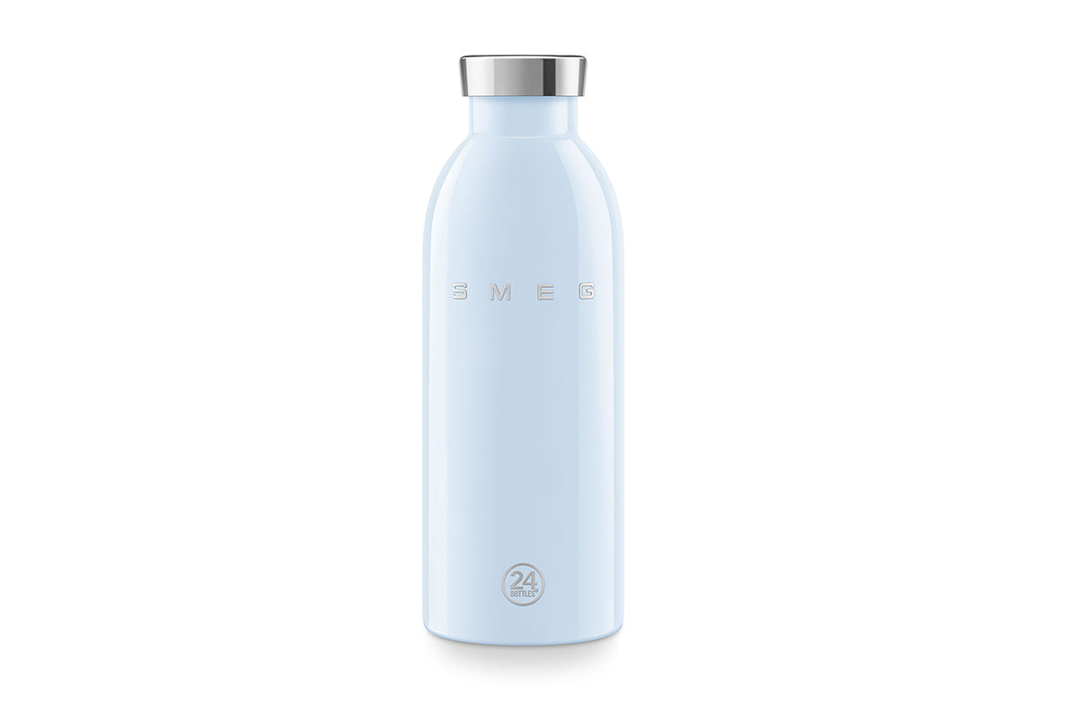Smeg 50's Style Aesthetic 0.5L Clima Water Bottle | WBF01PB | Pastel Blue