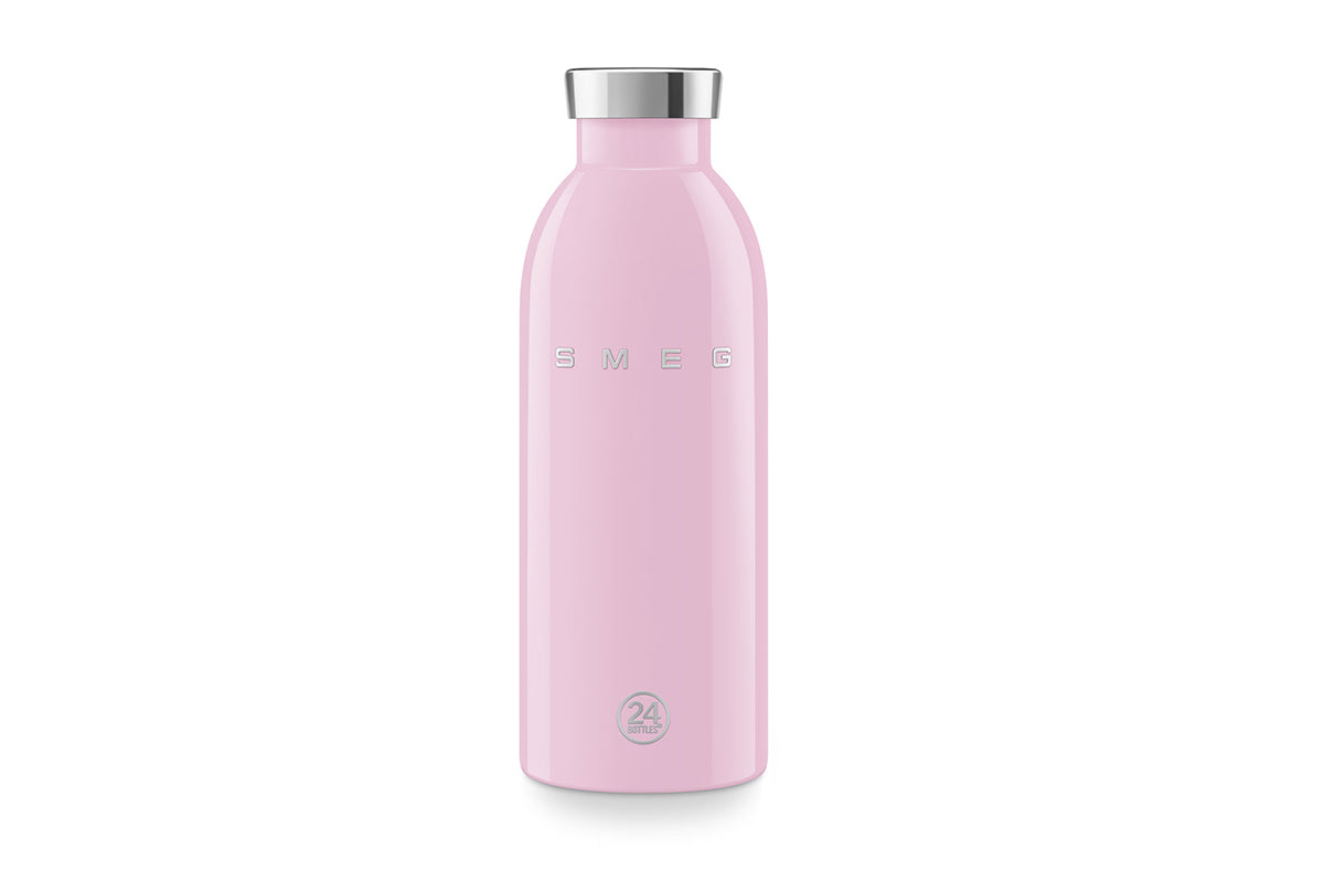 Smeg 50's Style Aesthetic 0.5L Clima Water Bottle | WBF01PK | Pink