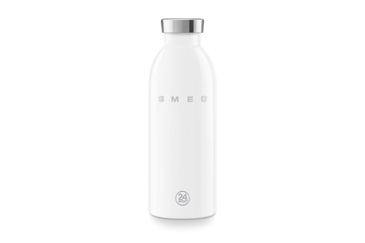 Smeg 50's Style Aesthetic 0.5L Clima Water Bottle | WBF01WH | White