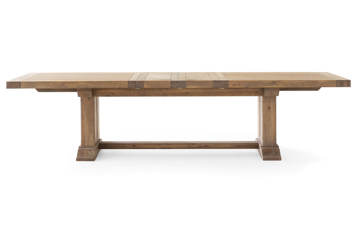 Monastery Rectangular Extending Dining Table | 280cm | Brown