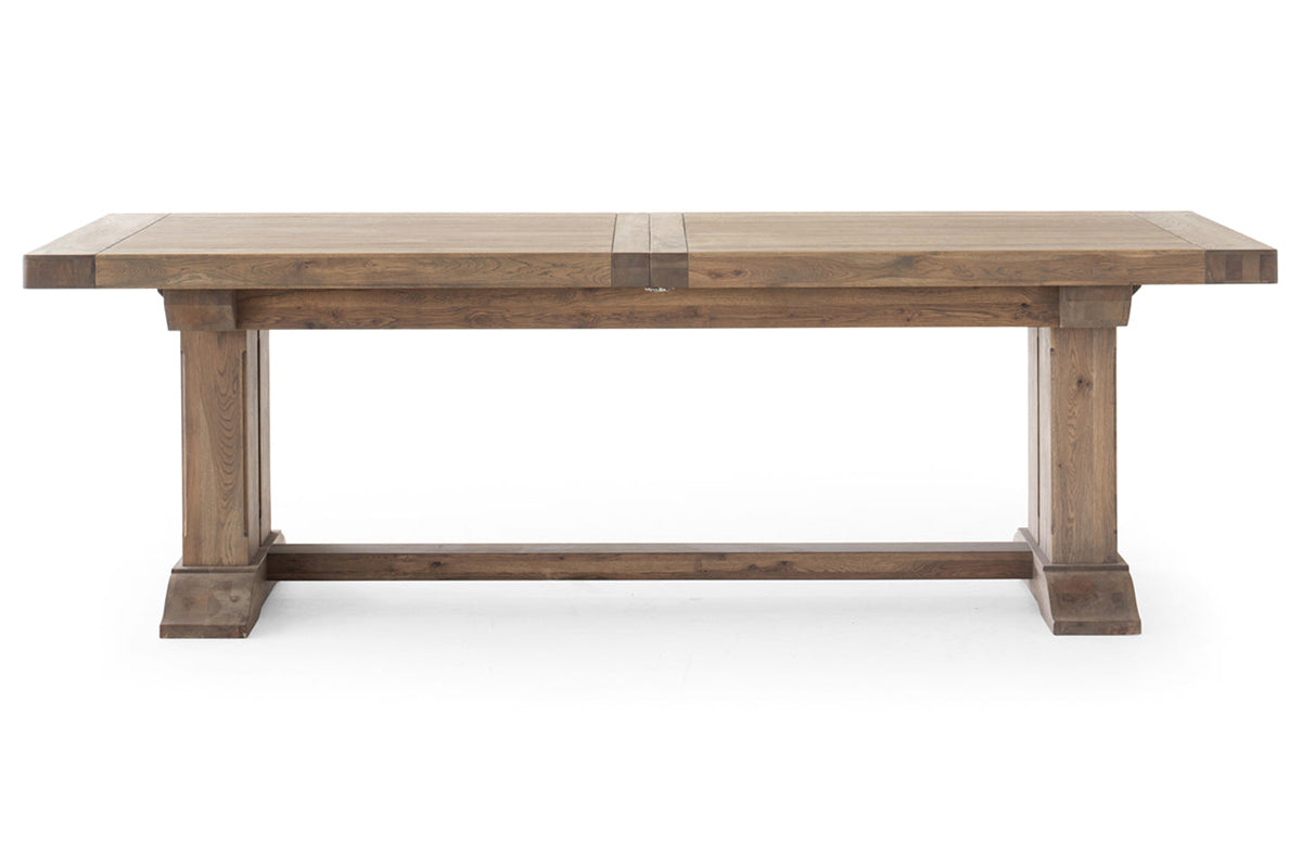 Monastery Rectangular Extending Dining Table | 280cm | Brown
