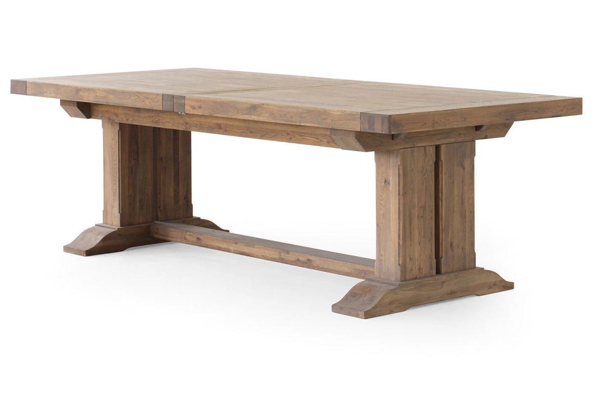 Monastery Rectangular Extending Dining Table | 280cm | Brown