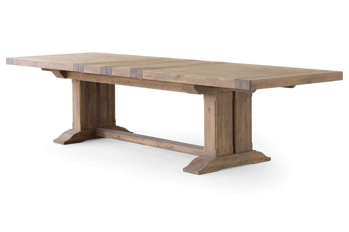 Monastery Rectangular Extending Dining Table | 280cm | Brown