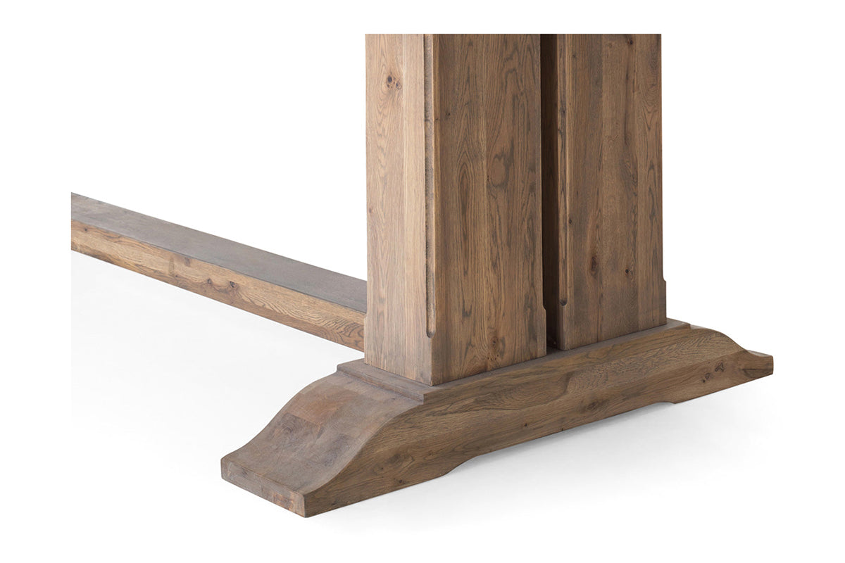 Monastery Rectangular Extending Dining Table | 280cm | Brown