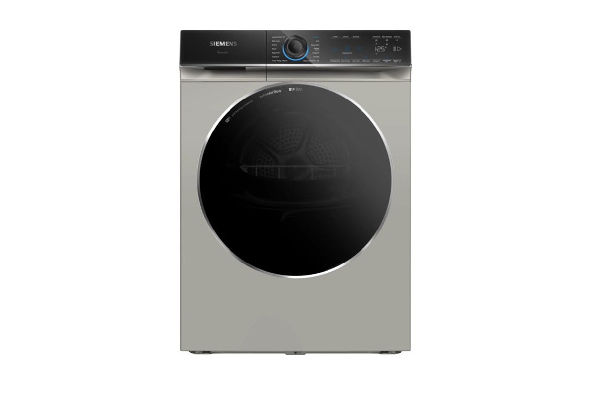 Siemens iQ700 9kg Heat Pump Tumble Dryer | WR47B2CSGB | Grey