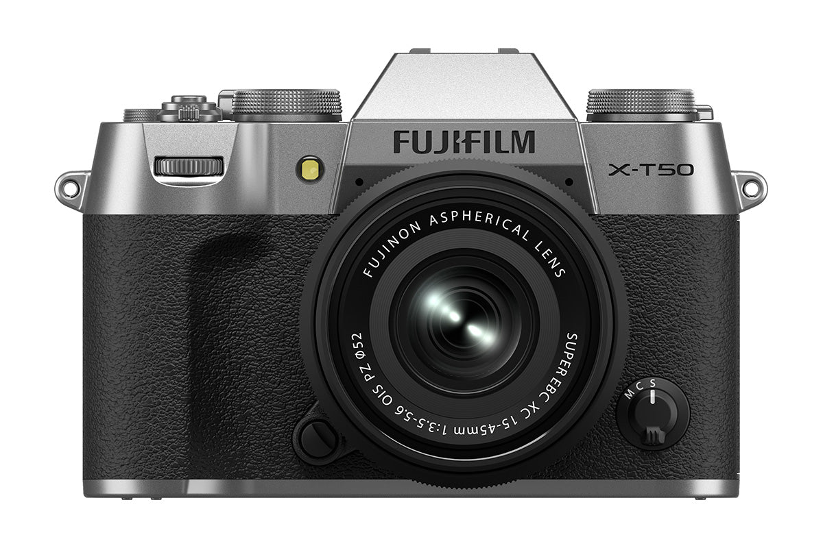 Fujifilm X-T50 Digital Camera with XC15-45mm F3.5-5.6 Lens | Silver